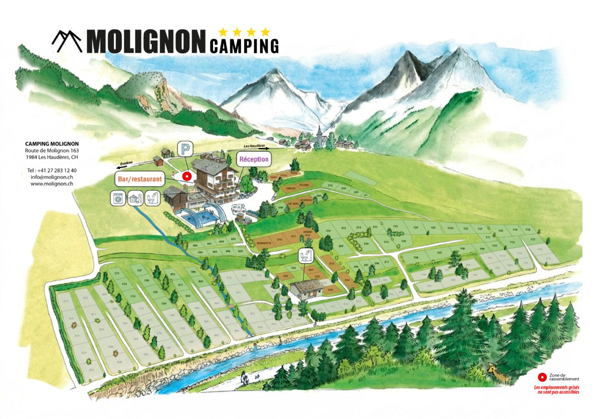 Plan camping Molignon